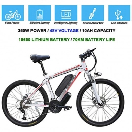 Amter Electric Mountain Bike Adult Electric Bicycle Lithium-ion Battery Moped, Smart Mountain Bike 48v Large-capacity Lithium-ion Battery / 360w Aluminum Alloy Electric Bicycle Mountain Bike For Commuter Electric Bicycle