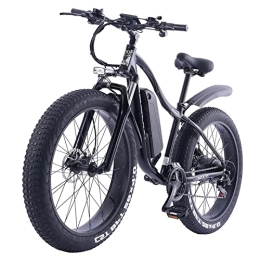 Electric oven Electric Mountain Bike Adult Electric Bicycles 1000W Electric Bike 28 MPH 21 Speed Gears E-Bike with Removable 48V 16AH Lithium Battery Commute Ebike for Male Adult (Color : Black)