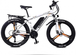 CCLLA Bike Adult Electric Mountain Bike, 36V Lithium Battery 27 Speed Electric Bicycle, High-Strength Aluminum Alloy Frame, 26 Inch Magnesium Alloy Wheels (Color : A, Size : 30KM)