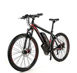 SHJR Bike Adult Electric Mountain Bike, 48V Lithium Battery All-Terrain Offroad Electric Bicycle, 27 Speed Aluminum Alloy Mens E-Bikes, With LCD Display, 26Inch