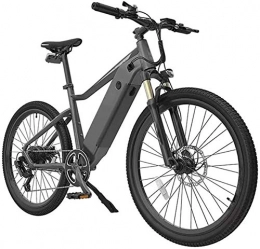 Capacity Electric Mountain Bike Adult Mountain Electric Bike, 250W Motor 26-Inch Outdoor Electric Bike Motorcycle, with Back Seat Waterproof Double Disc Brake 7 Speed Mountain Bike, Red, Gray