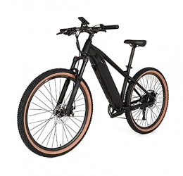 AHIN Electric Mountain Bike AHIN Electric Bikes, 27.5" Electric Bicycle, Unisex E-Bikes, Stepless Speed Regulation, Three Modes, with LCD Screen, Display Speed / Mileage / Electricity / Gear Position Etc, Black, 27.5 inch