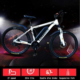 AKEFG Electric Mountain Bike AKEFG 26'' Electric Mountain Bike Removable Large Capacity Lithium-Ion Battery (36V 350W), Electric Bike 27 Speed Gear Three Working Modes