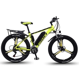 AKT Electric Mountain Bike AKT 26 Inch E-Bike Electric Mountain Bicycle 21 Shifter Speed 36V 13A Lithium Battery / Power 350W / Mileage: 50-90KM for City Commuting, Green-T1