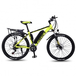 AKT Bike AKT 26 Inch E-Bike Electric Mountain Bicycle 21 Shifter Speed 36V 13A Lithium Battery / Power 350W / Mileage: 50-90KM for City Commuting, Green-T2