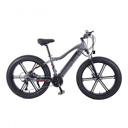 AMGJ Bike AMGJ Electric Bike, with LCD Display 3 Modes Motor 350W, 36V 10Ah Rechargeable Lithium Battery Seat Adjustable 26 Inch Electric Bike Sports Outdoor Travel Work, gray B, center