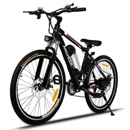 Ancheer Electric Mountain Bike ANCHEER Electric Mountain Bike, E-bike Citybike Commuter Bike with 36V Removable Lithium Battery Charging, Electric Bike Shimano 21 Speed Gear and Two Working Modes