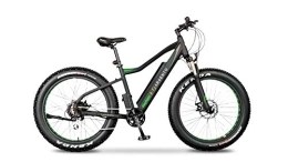 Argento Electric Mountain Bike Argento Elephant+, Electric Bicycle with Wheels Fat Unisex Adult, Black, One Size