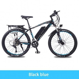 AYHa Electric Mountain Bike AYHa Electric Mountain Bike, 26'' City Electric Bicycle for Adults with Removable 36V 8Ah / 10Ah / 13 Ah Lithium-Ion Battery 27 Speed Shifter Aluminum Alloy Frame Unisex, Black Blue, 10AH