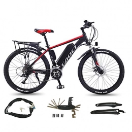 AZUOYI Bike AZUOYI 26 Inch Electric Bike Adult Electric Mountain Bike, Electric Bicycle with Removable 36V 13AH Lithium-Ion Battery 350W Motor 21 Speed Gear, Red, 8Ah50Km