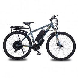 AZUOYI Bike AZUOYI Powerful Tire Electric Bicycle 29" Aluminium Frame Suspension Fork Beach Ebike Electric Mountain Bicycle 1000W Motor 48V 13AH Removable Lithium Battery, 21Speed, Gray