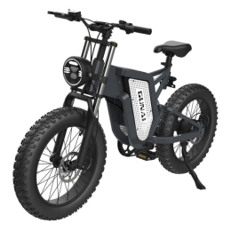 BAKEAGEL Electric Mountain Bike BAKEAGEL Fat Tire Electric Bike, 20 inch Mountain Bike for Men and Women with 48V 25AH Removable Li-Ion Battery and Shimano 7 Speed Shifting System