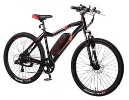 Basis Electric Mountain Bike Basis Beacon E-MTB Electric Mountain Bike 19in Frame, 27.5in Wheel - Black / Red (14ah Battery)