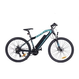Bezior Electric Mountain Bike Bezior M1 Electric Bicycle 80 km Mileage Pedal Mode 250 W Motor 48 V 12.5 Ah Battery 5 in Smart Meter 5 Speed Transmission, Black