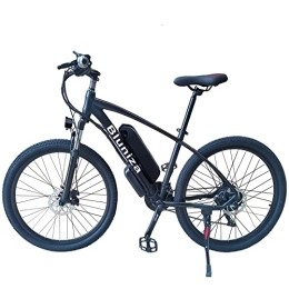 Bluniza Electric Mountain Bike Bluniza Electric Mountain Bike - 26'' Electric Bicycle with 48V 10.5AH Removable Lithium-Ion Battery, LCD Display, 27 Speed Transmission Gears Double Disc Brakes Mountain Ebikes for Adults Mens Women