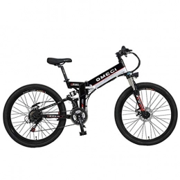 BNMZXNN Electric Mountain Bike BNMZXNN Electric bicycle, lithium battery boost mountain bike, 26 inch men's cross-country folding bike 48V10ah, urban commuter off-road bicycle, A-48V10ah