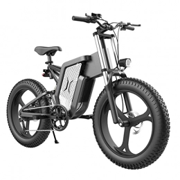 bzguld Electric Mountain Bike bzguld Electric bike 400W Motor Electric Mountain Bicycle for Adults 20 inch Tire Bike with 48V 25AH Removable Lithium Battery Ebike 7 Speed Gears Max Load 264lbs