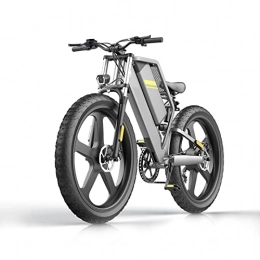 bzguld Bike bzguld Electric bike E Bikes For Adults 400w Fat Tire 26-inch Electric Bike Removable 48v 25ah Lithium Battery, 28 MPH Beach Electric Assisted Bicycle 7 Speed Gears (Color : 48v400w)