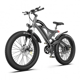 bzguld Electric Mountain Bike bzguld Electric bike Electric Bicycles for Adults 750W 28 MPH Electric Mountain Bike 26 inch Fat Wheel Off Road Electric Bicycle 48V 15Ah Removable Lithium Battery 7 Speed Gears