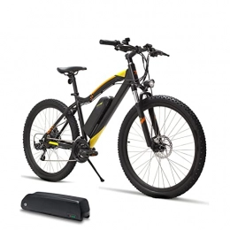 bzguld Electric Mountain Bike bzguld Electric bike Electric Bike For Adults 400w Mountain Electric Bicycle 27.5 Inch Tire E Bike, 48V13AH Lithium Battery Electric Bicycle up to 31MPH, 21 Speed Gears (Color : Plus a 13Ah battery)