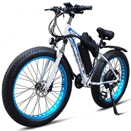CAJOLG Electric Mountain Bike CAJOLG Mountain Electric Bike 1500W 48V Adults E-Bike 26 ”4.0 Fat Tires Electric Bicycles, 18Ah Removable Lithium-Ion Battery MTB Dirt bike, Snow Beach Mountain EBike (Size : 18A)
