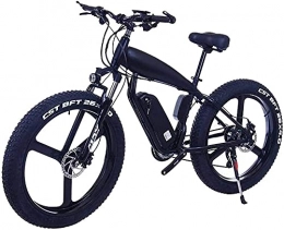 CASTOR Bike CASTOR Electric Bike 26 Inch 21 / 24 / 27 Speed Electric Mountain Bikes With 4.0" Fat Snow Bicycles Dual Disc Brakes Brakes Beach Cruiser Men Sports Ebikes