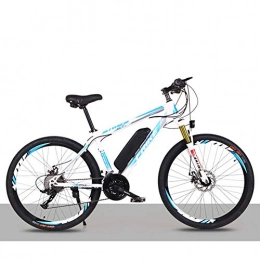 CBPE Electric Mountain Bike CBPE 250W Electric Bike Adult Electric Mountain Bike, 26" Electric Bicycle 20Mph with Removable 8AH Lithium-Ion Battery, Professional 21 Speed Gears, White