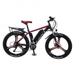 CHHD Bike CHHD Electric Bikes For Adult， Alloy Ebikes Bicycles All Terrain，26" 36V 350W 8ah / 10ah / 13Ah Removable Lithium-Ion Battery Mountain Ebike For Mens(Size:10ah，Color:Black)