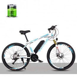 CHJ Bike CHJ 26-Inch Electric Lithium Mountain Bike Bicycle, 36V250W Motor / 10AH Lithium Battery Electric Bicycle, 27-Speed Male and Female Adult Off-Road Variable Speed Racing