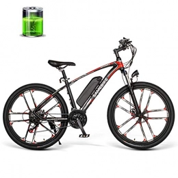 CHJ Electric Mountain Bike CHJ 26 inch mountain cross country electric bike 350W 48V 8AH electric 30km / h high speed suitable for male and female adults