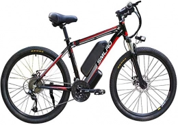 Clothes Electric Mountain Bike CLOTHES Electric Mountain Bike, 26 inch Electric Mountain Bikes, 48V / 13A / 1000W lithium-ion battery Mountain Boost Bike Double Disc Brake Bicycle, Bicycle (Color : Black)