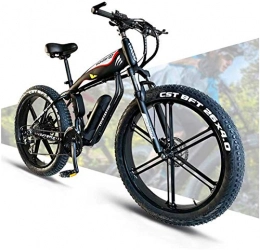 Clothes Electric Mountain Bike CLOTHES Electric Mountain Bike, 48V 14AH 400W Electric Bike 26 '' 4.0 Fat Tire Ebike 30 Speed Snow MTB Electric Adult City Bicycle for Female / Male with Large Capacity Lithium Battery, Bicycle