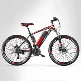 Clothes Electric Mountain Bike CLOTHES Electric Mountain Bike, Adult Mens Mountain Electric Bike, 250W Electric Bikes, 27 speed Off-Road Electric Bicycle, 36V Lithium Battery, 26 Inch Wheels, Bicycle (Color : A, Size : 8AH)