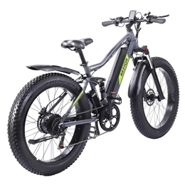 Clydpee Electric Mountain Bike Clydpee Electric Bike for Aldult, with 48V 12.5AH Removable Massive Lithium Battery, Mountain E-Bike Shimano 7-Speed Gear