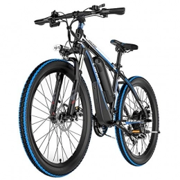 COKECO Electric Mountain Bike COKECO 26" Electric Mountain Bike, 400W Brushless Motor, Removable 48V / 10AH Lithium Battery, Suspension Fork, Dual Disc Brakes Electric Bicycle Aluminum Alloy Lithium Electric Mountain