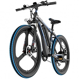 COKECO Electric Mountain Bike COKECO 26'' Electric Mountain Bike With 48V10Ah Removable Large Capacity Lithium-Ion Battery 400W Electric Mountain Bike Aluminum Frame Integrated Wheel 26 Inch Explosion-proof Wear