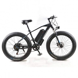 cuzona Bike cuzona bike 1000W Electric Fat bicycle 48V lithium battery ebike electric mountain bike Beach Bikes Cruiser Electric Bicycles-Black_blue_CHINA
