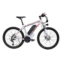 CXY-JOEL Electric Mountain Bike CXY-JOEL Electric Mountain Bike 350 / 500W 26'' Electric Bicycle with Removable 48V Lithium-Ion Battery 21 Speed Shifter, BlackRed, Whitered