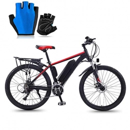 CYC Electric Mountain Bike CYC Electric Bikes for Adult Magnesium Alloy Ebikes Bicycles All Terrain 26" 36v 350w 13ah Removable Lithium-ion Battery Dual Disc Brake 27 Gear Lever Mountain Ebike Suitable for Men women, Red