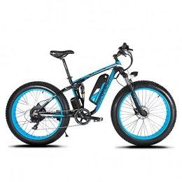 Cyex Bike Cyex XF800 26inch Fat Tire Electric Bike 1000W 48V Snow E-Bike Shimano 7 Speeds Beach Cruiser Mens Women Mountain e-Bike Pedal Assist Lithium Battery Hydraulic Disc Brakes (blue)
