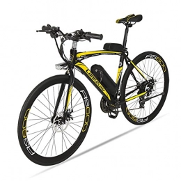 Cyrusher Electric Mountain Bike Cyrusher RS600 Mans 50cm x 700c Road Bike 21 Speeds Electric Bike 240W 36V 15AH Removable Lithium Battery Mountain Bike City Bike Power Assist with Dual Disc Brakes （Grey）