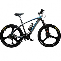 Cyrusher Electric Mountain Bike Cyrusher S600 Carbon Fiber Mountain Ebike 36V 250W Electric Bicycle 27 Speeds Hydraulic Disc Brakes Mens Bike with Lithium Battery