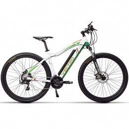 DASLING Electric Mountain Bike DASLING Electric Mountain Bike Invisible Lithium Battery Boost Adult Travel Variable Speed Use 29 Inch Tires Voltage 36 / 48V Top Speed: 20Km / H-36V White Green