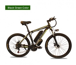 DASLING Electric Mountain Bike DASLING Electric Mountain Bike Use Lithium Battery Booster Motor 36V 350W Speed 25K / H With 26 Inch Tire-Dark Green