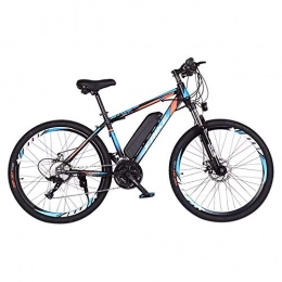 DDFGG Electric Mountain Bike DDFGG Electric bicycle 26 inches, with 36v 8ah battery, with front fork suspension and lighting, off-road tire disc brake mountain bike