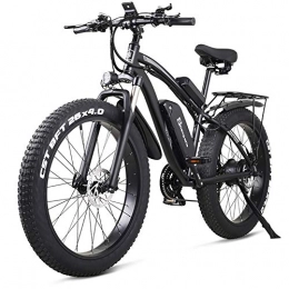 DULPLAY Bike DULPLAY Andlectric Bike, 48V 1000W Andlectric Mountain Bike, 4.0 Fat Tire Bicycle, Beach And-bike Electric For Unisex Black