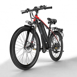 DULPLAY Bike DULPLAY Andlectric Bike, 48V 1000W Andlectric Mountain Bike, 4.0 Fat Tire Bicycle, Beach And-bike Electric For Unisex Red