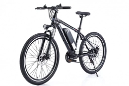BHPL Electric Mountain Bike Ebike Electric Bike for Adults Mountain Bicycle Beach Dirt Bike 26" 350W 10.5AH 48V with Shimano 21 Speeds Removable Lithium Battery