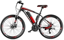 RDJM Electric Mountain Bike Ebikes, 26'' Electric Mountain Bike With Removable Large Capacity Lithium-Ion Battery (36V 250W), Electric Bike 27 Speed Gear For Outdoor Cycling Travel Work Out (Color : Red)