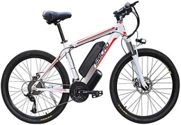 RDJM Electric Mountain Bike Ebikes, 26 inch Electric Bikes Bicycl, Mountain Bike Boost Bicycle 48V / 1000W Bikes Outdoor Cycling (Color : Red)